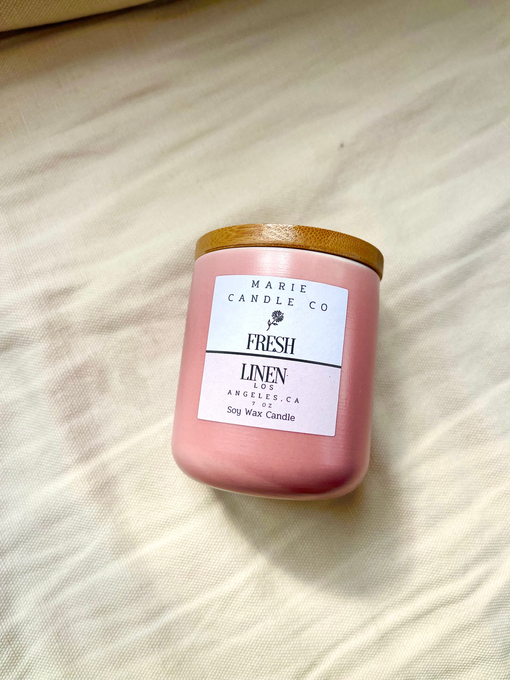 fresh soy wax candle