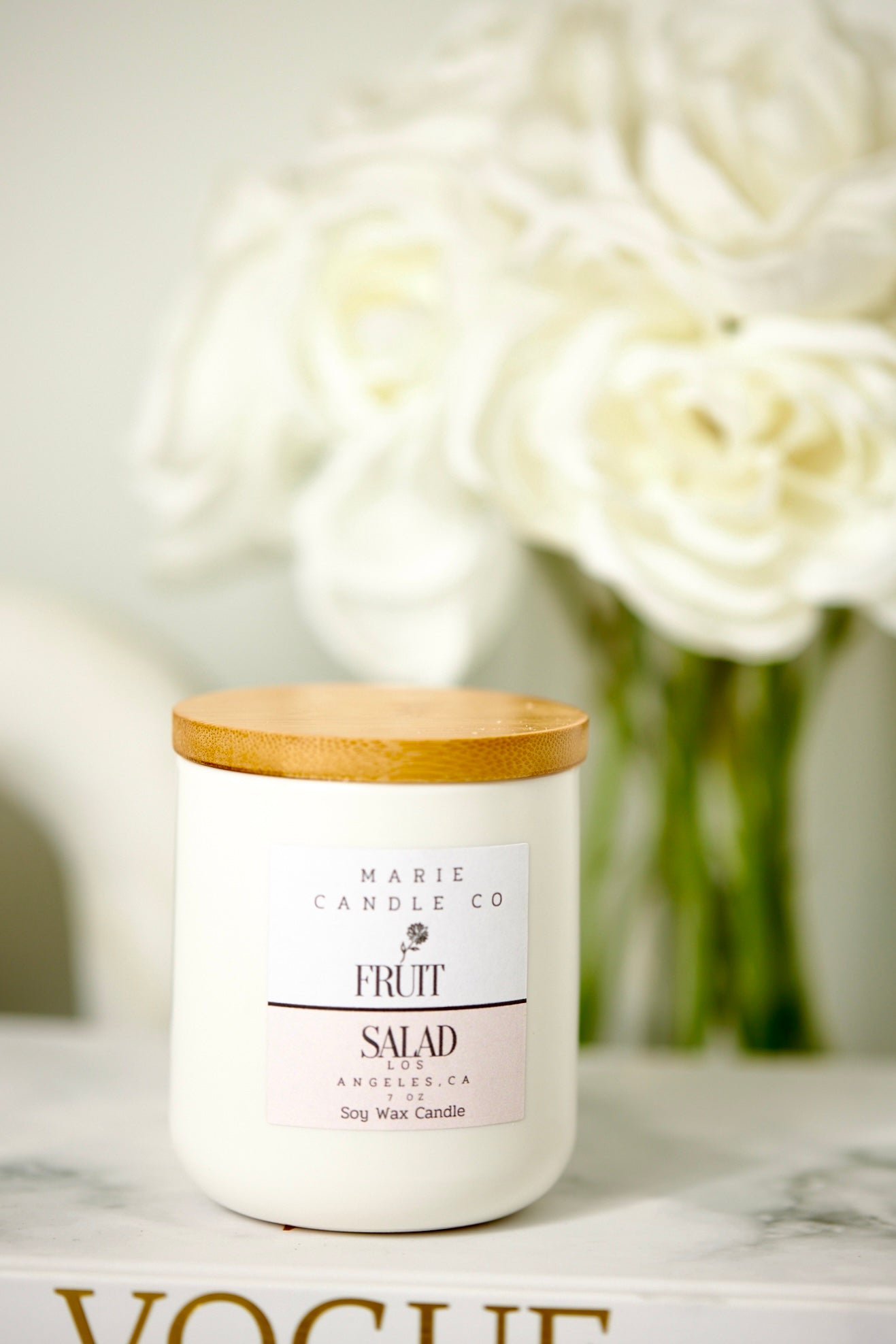 fruity scented candle
